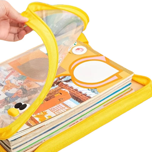 1 Pc. A4 Zipper Clear File Folder Set, Suitable for Documents, Exams, And Textbooks