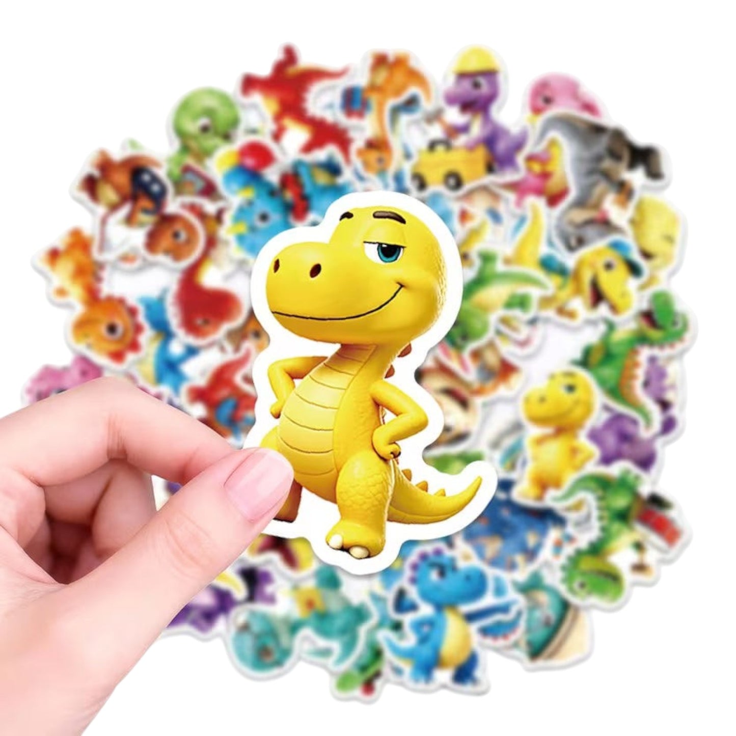 56 Dinosaur Stickers Animals Stickers - Removable, Non-Repetition Patterns