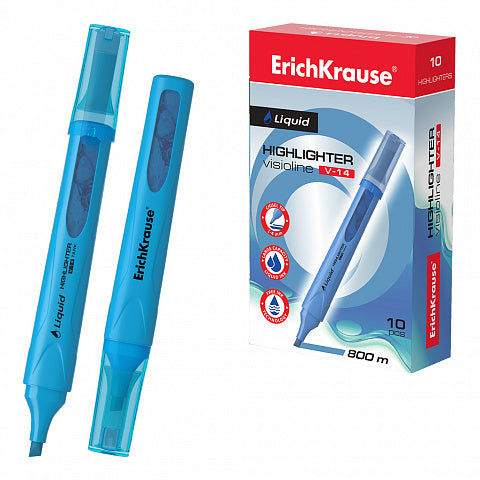 Erich Krause Liquid Highlighter Chisel Tip with Ink Level Indicator