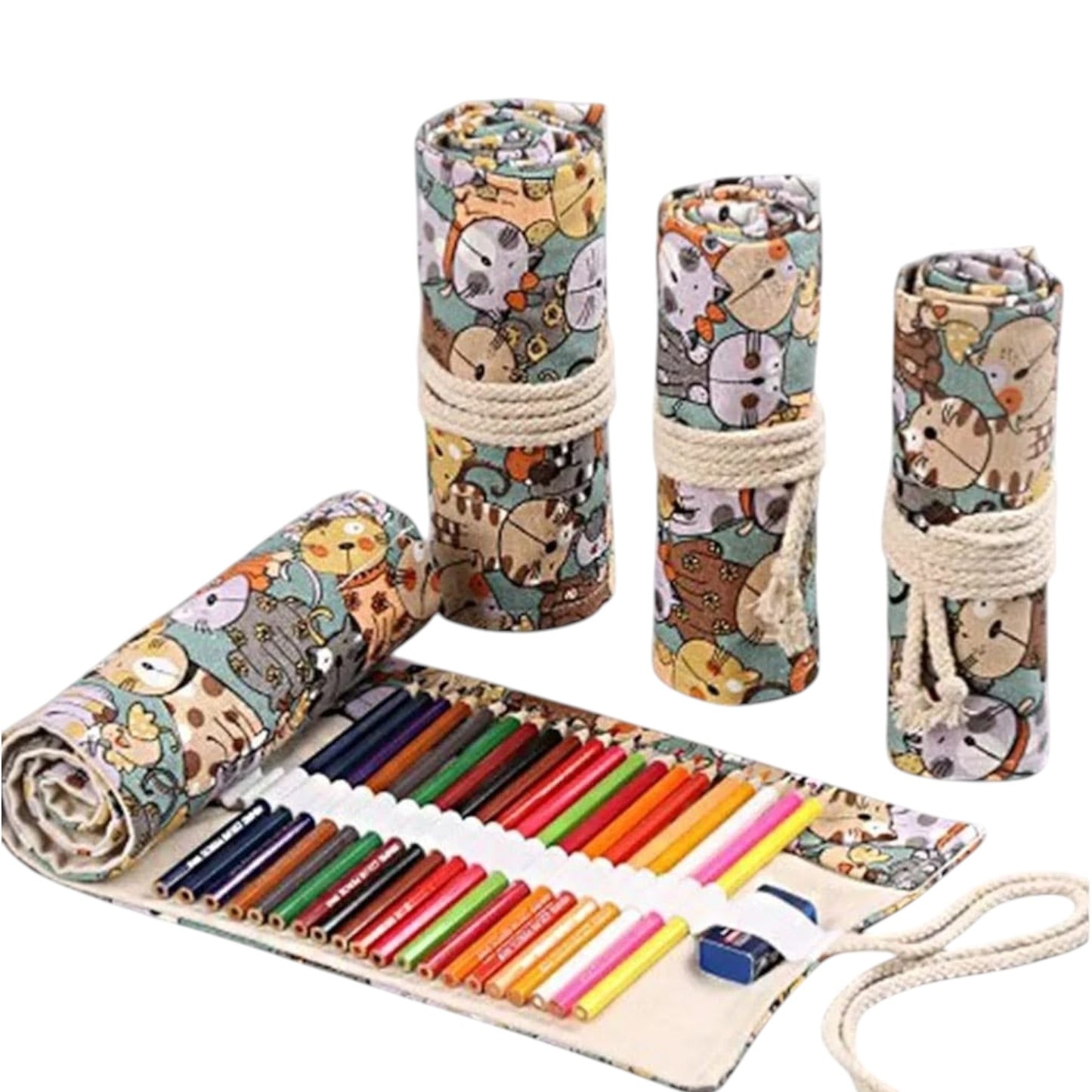 24/36/48/72 Slots Pencil Wrap - Roll Up Bag