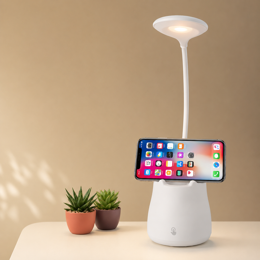 ✨ 2-in-1 LED Desk Lamp & Phone Holder ✨