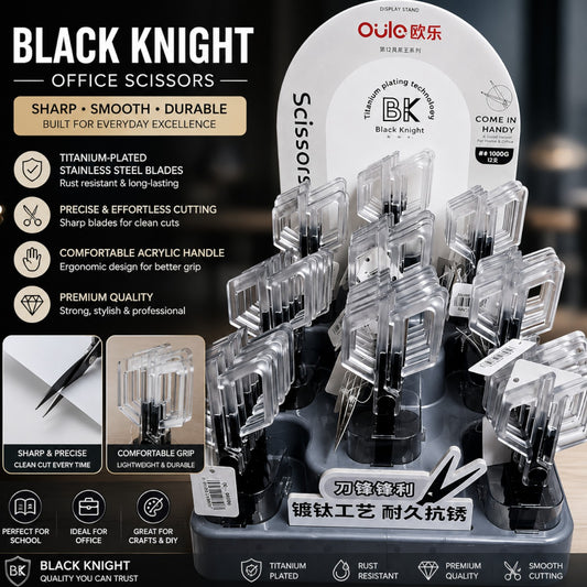 Black Knight Office Scissors