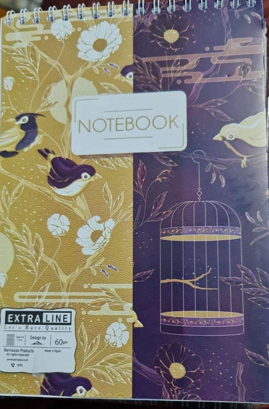 Extra Line Wired Notebook