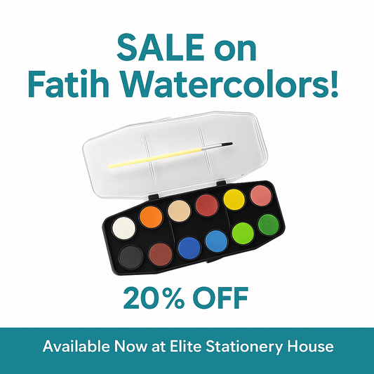 Fatih F901 Water Color With Brush – 12 Colors