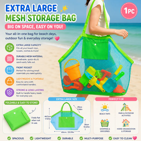 1pc Extra Large Mesh Mommy Bag