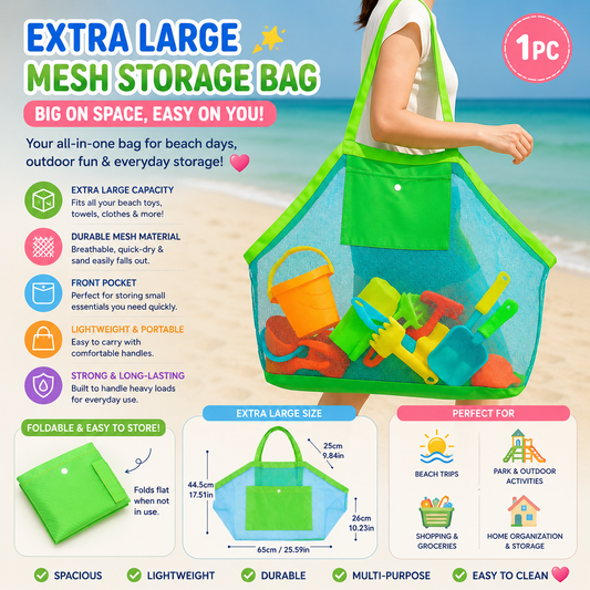 1pc Extra Large Mesh Mommy Bag