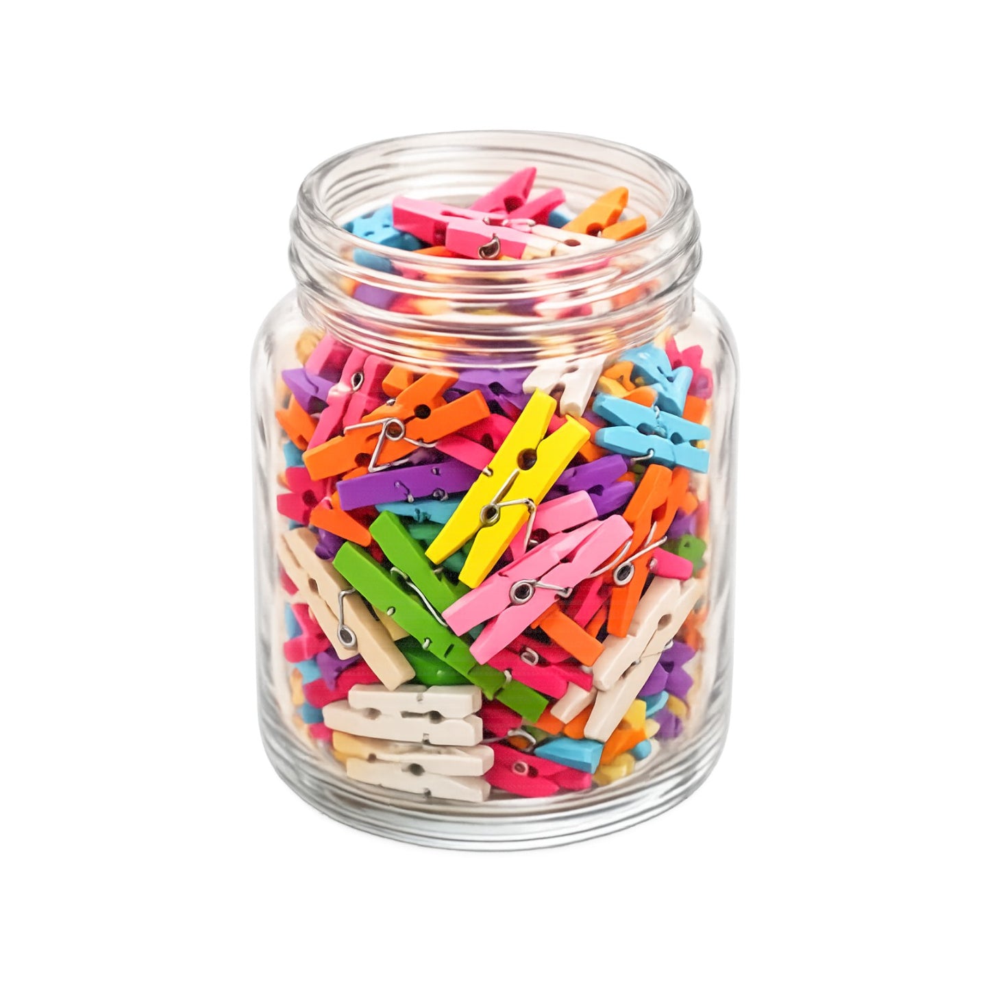 Pack of 50  Mini Natural Wooden Clothespins