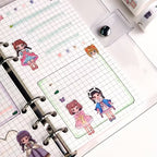 1 Box of 3 Rolls, Cute Stickers, Dress-Up Stickers