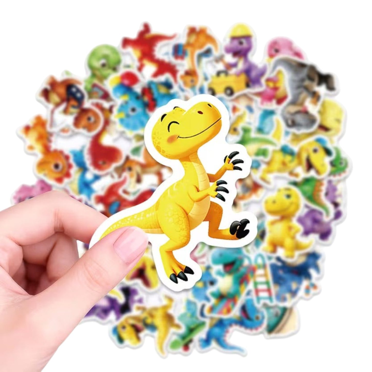 56 Dinosaur Stickers Animals Stickers - Removable, Non-Repetition Patterns