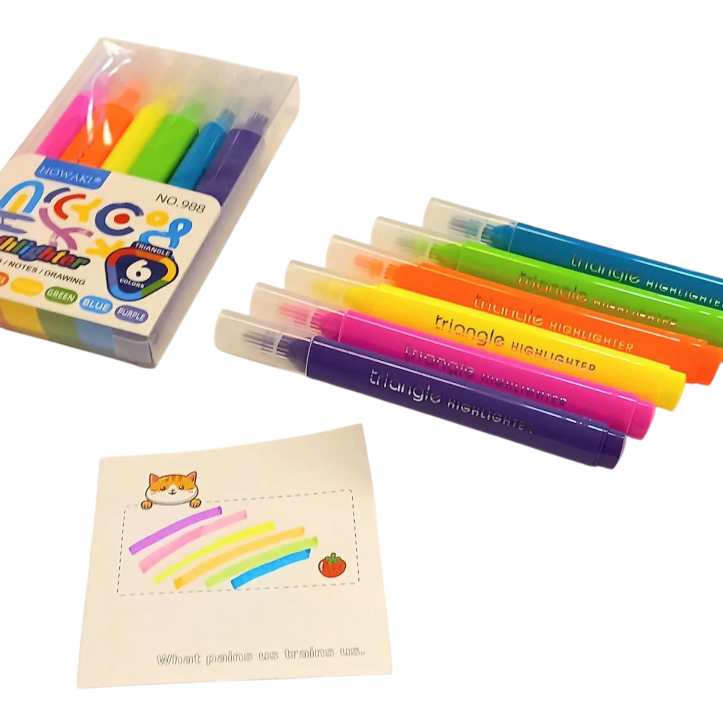 Phosphorescent Highlighter Set of 6