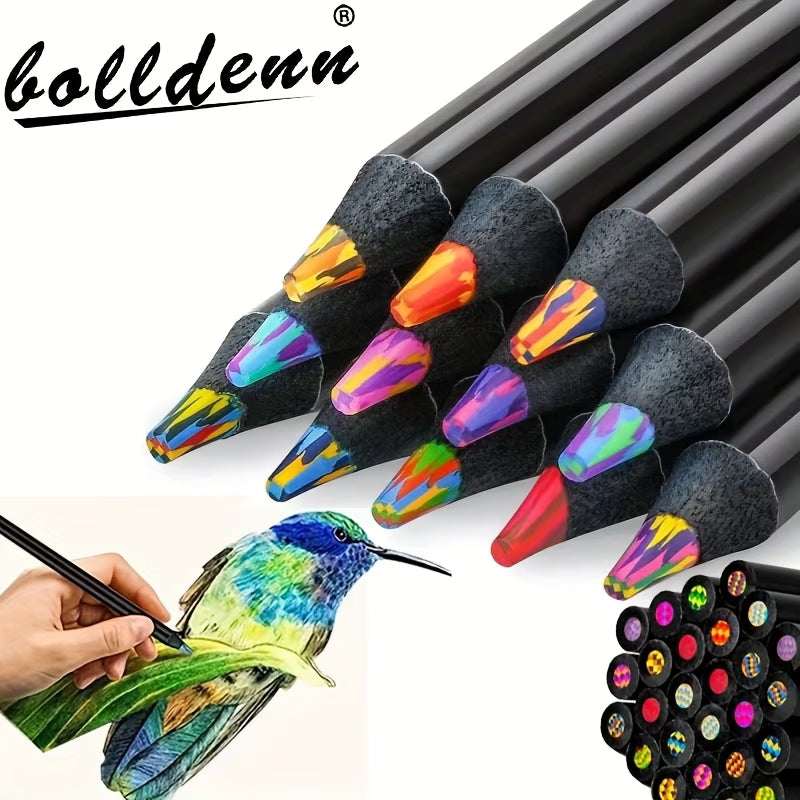 12pcs, Rainbow Gradient Magic Pen