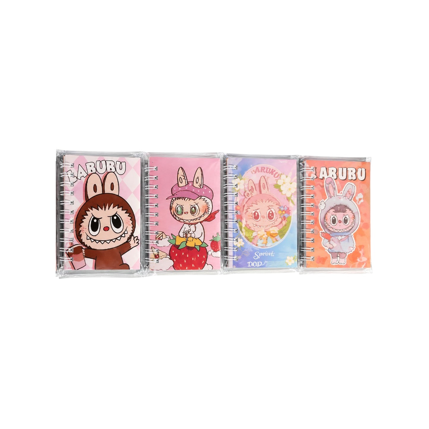 Pack Of 4 Mini Notebooks