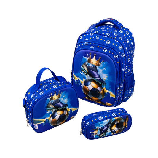 18.5 Inch Set of 3 Backpack with Lunch Bag and Pencil Case