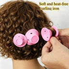 4pcs Soft No-Heat Hair Curlers, Reusable Soft Curlers