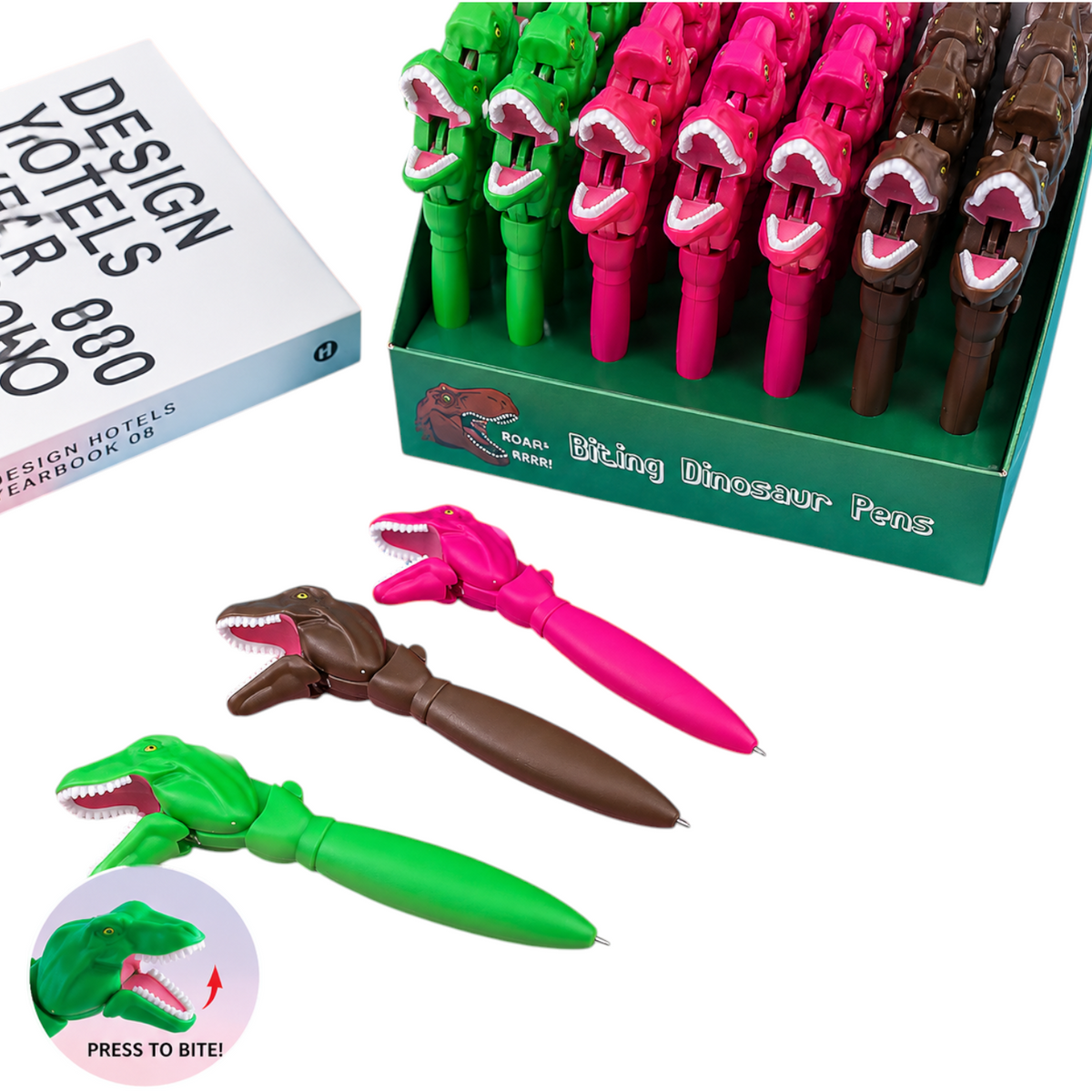 Big-Mouthed Dinosaur, Fun Office And School Stationery 1 Pen