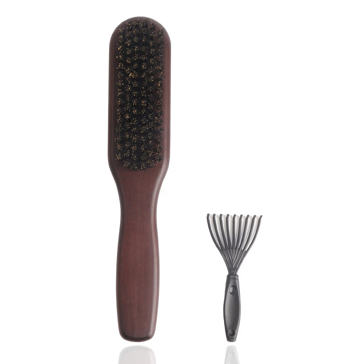 Bristle Smoothing Comb Set (Includes 1 Brush&1cleaning Claw/1 Brush&1pack Hair Rope)