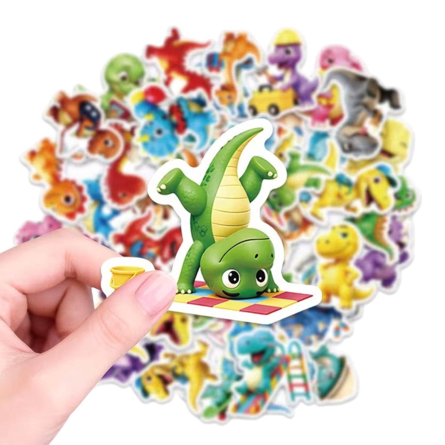 56 Dinosaur Stickers Animals Stickers - Removable, Non-Repetition Patterns