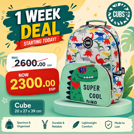 CUBS Super Cool Dino Backpack! 💚