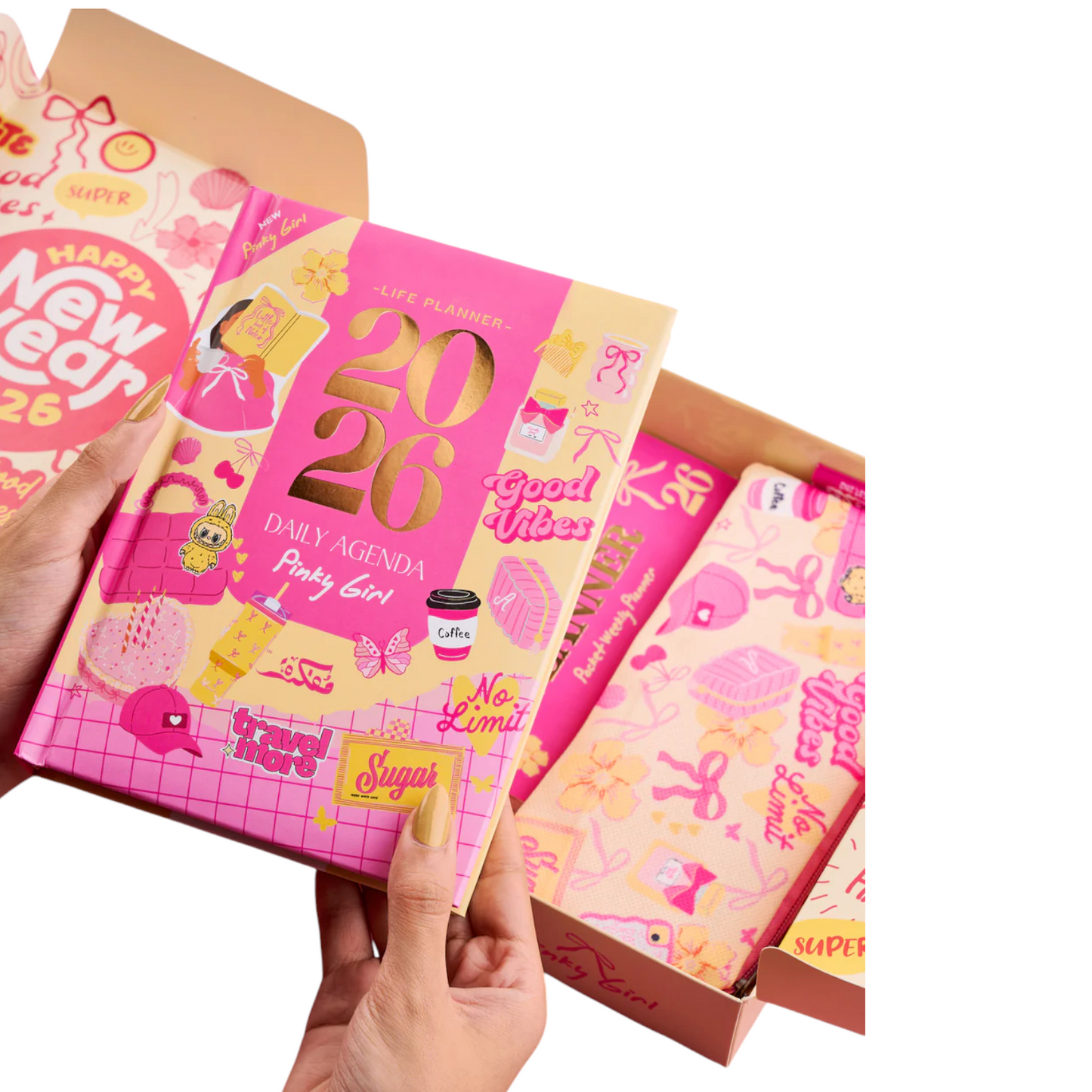 2026 Agenda Girl in Box Unique with 10 Different Great Gifts