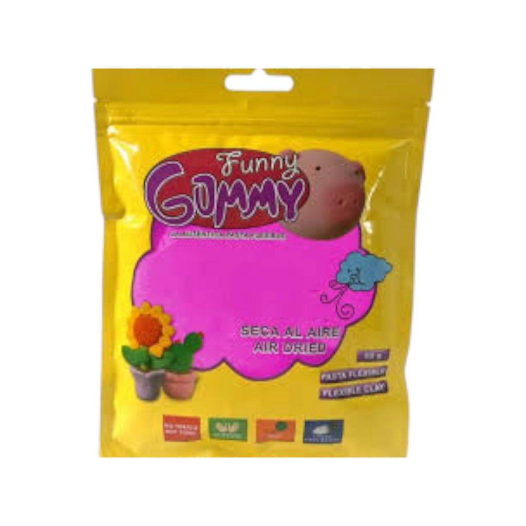 Soft flexible Clay for Playing Moldable 60gm in Resealable Bag