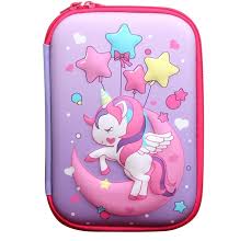 Pencil Case With Stars Pony Shape