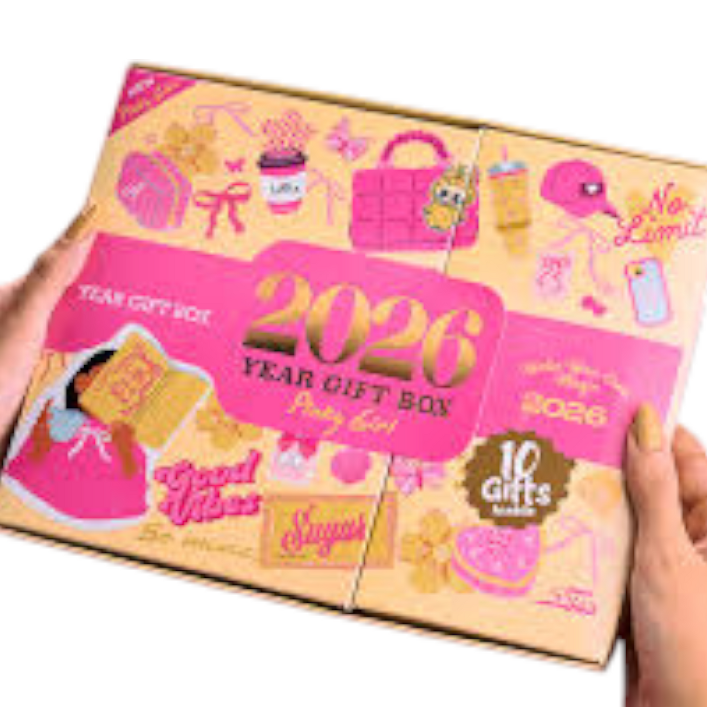 2026 Agenda Girl in Box Unique with 10 Different Great Gifts
