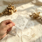 6pcs of Minimalist One Stroke  Floral Line Decoration Combination Templates, (Copy)