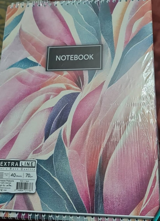 Extra Line Wired Notebook A4