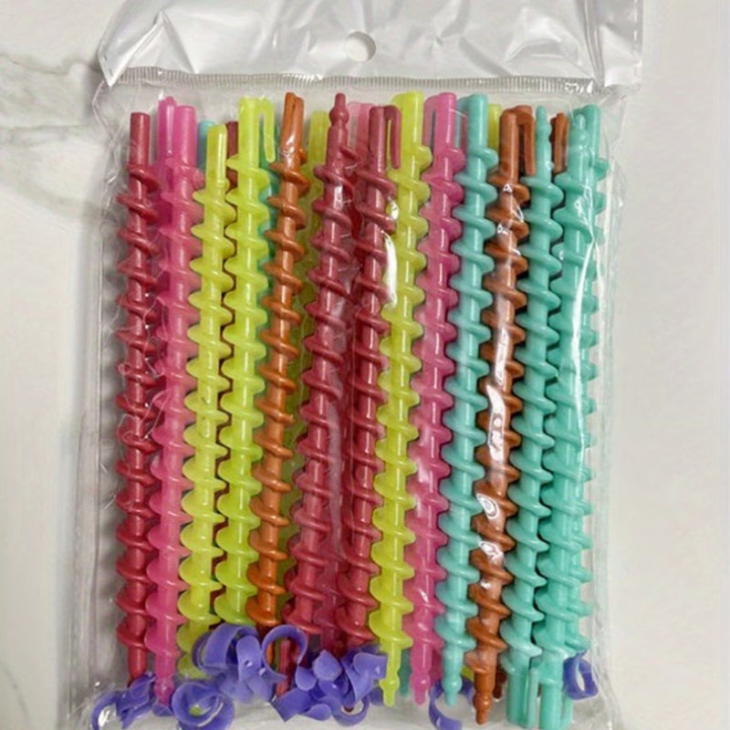 5 Random Color Spiral Rod Hairstyle Tool Curl Cold