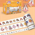 1 Box of 3 Rolls, Cute Stickers, Dress-Up Stickers