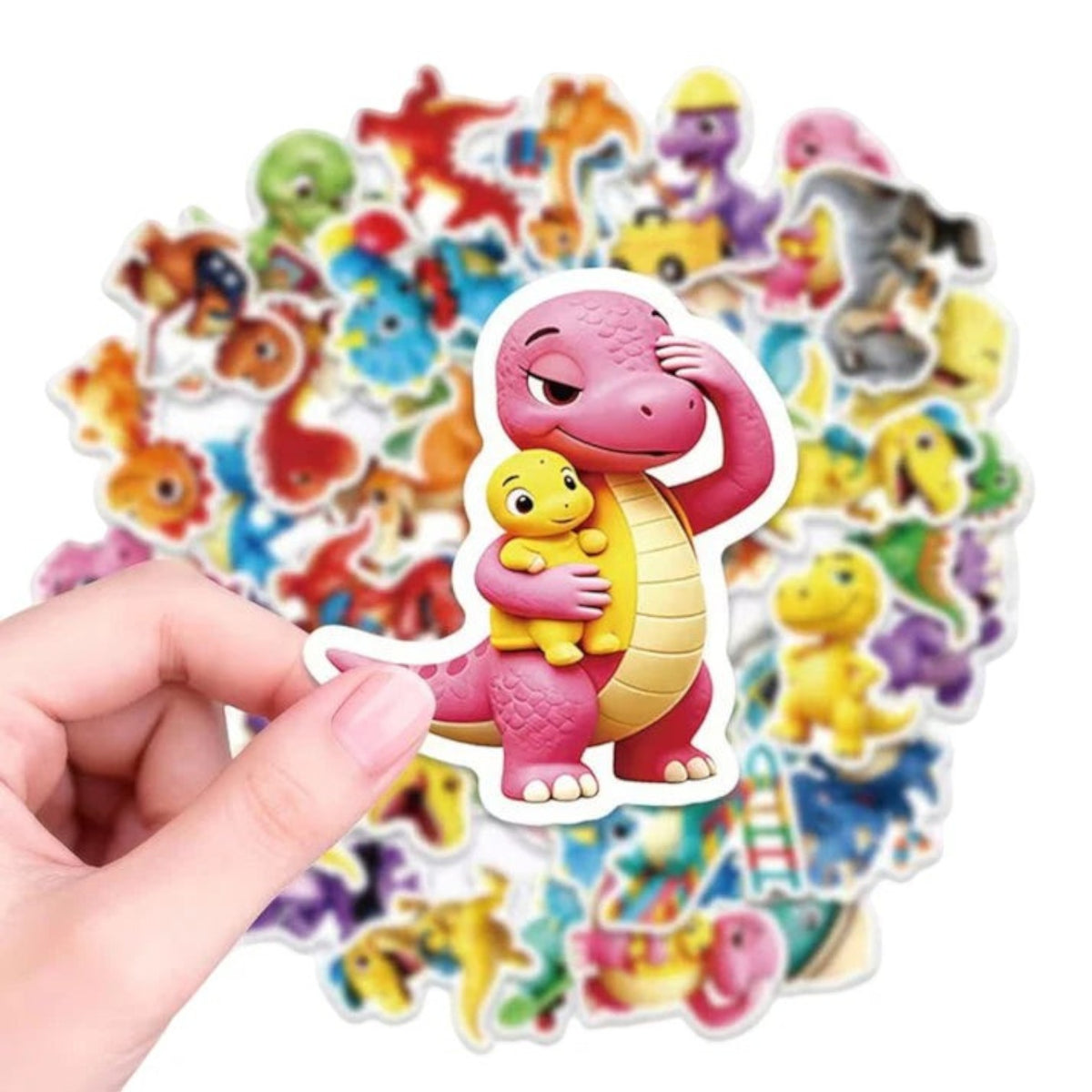 56 Dinosaur Stickers Animals Stickers - Removable, Non-Repetition Patterns