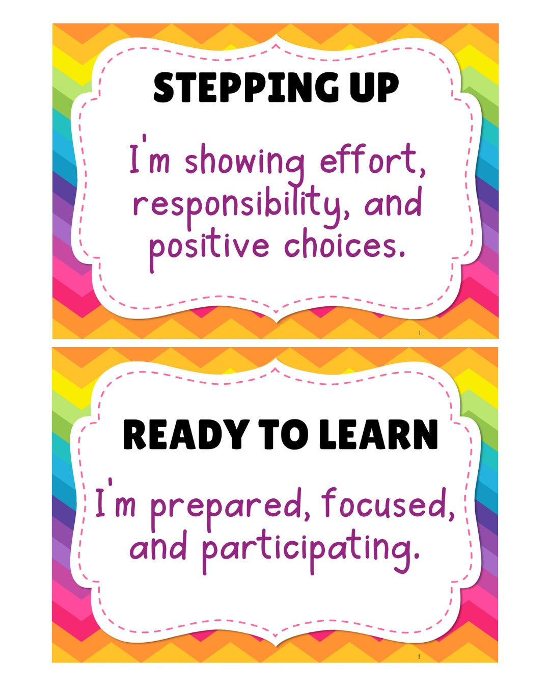 Keep Your Streak! — Classroom Motivation Chart