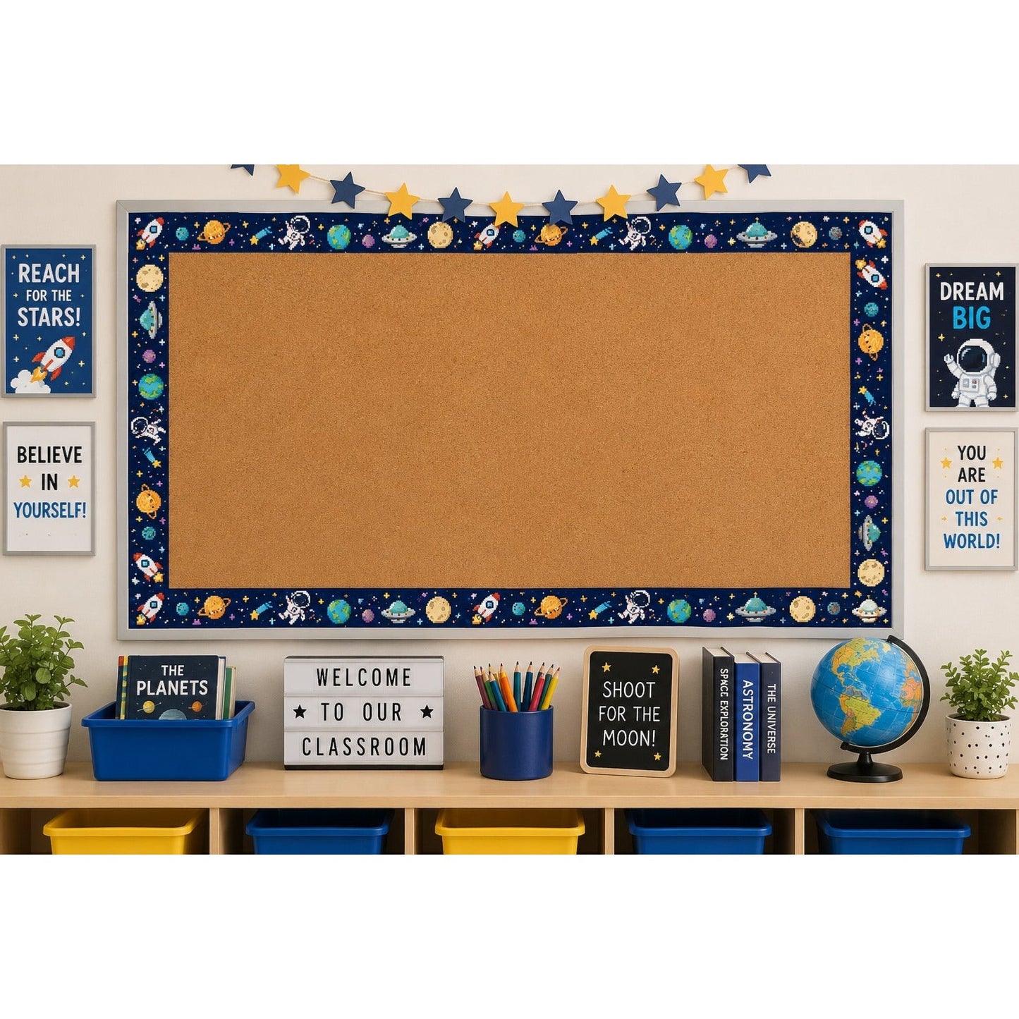 Space Adventure Bulletin Board Border - Pack of 12 ( 8 m )