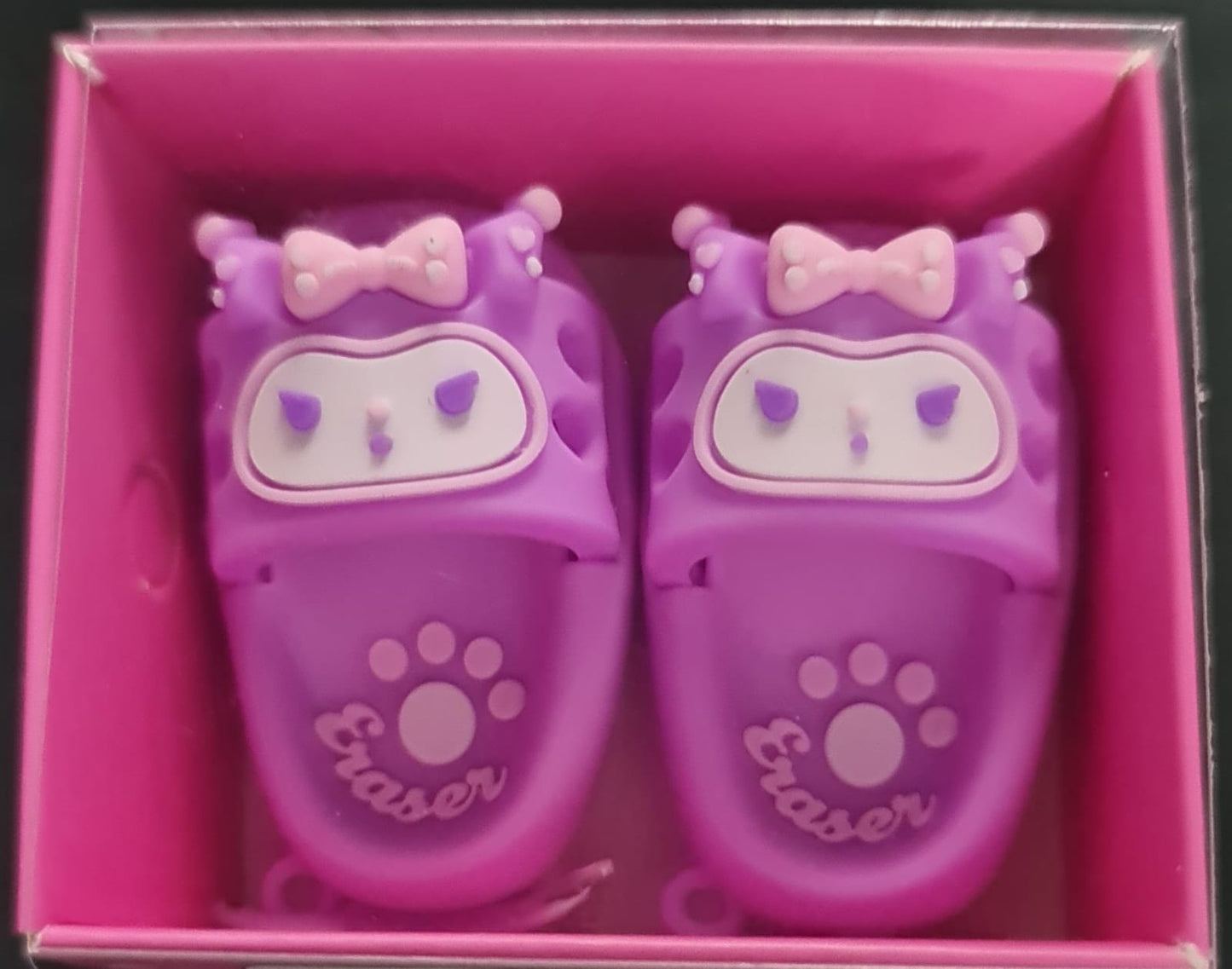 A Pair of Character Slippers Erasers