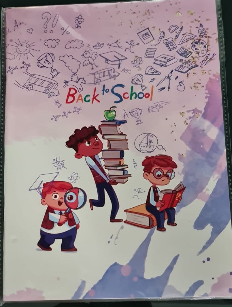 60 Sheets 2BE Stapled Lined Notebook  A4