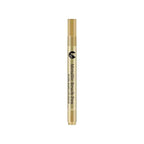 Elite Stationery House gold metallic brush pen with soft tip for waterproof craft marking on glass and ceramic