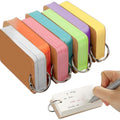 Elite Stationery House multicolor kraft paper study cards with metal binder rings for note-taking and organization.