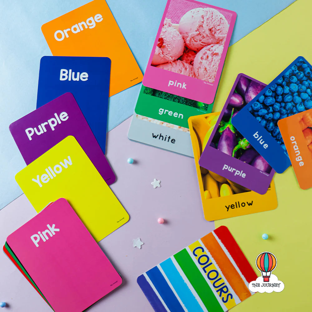 Interactive English Colours Flashcards