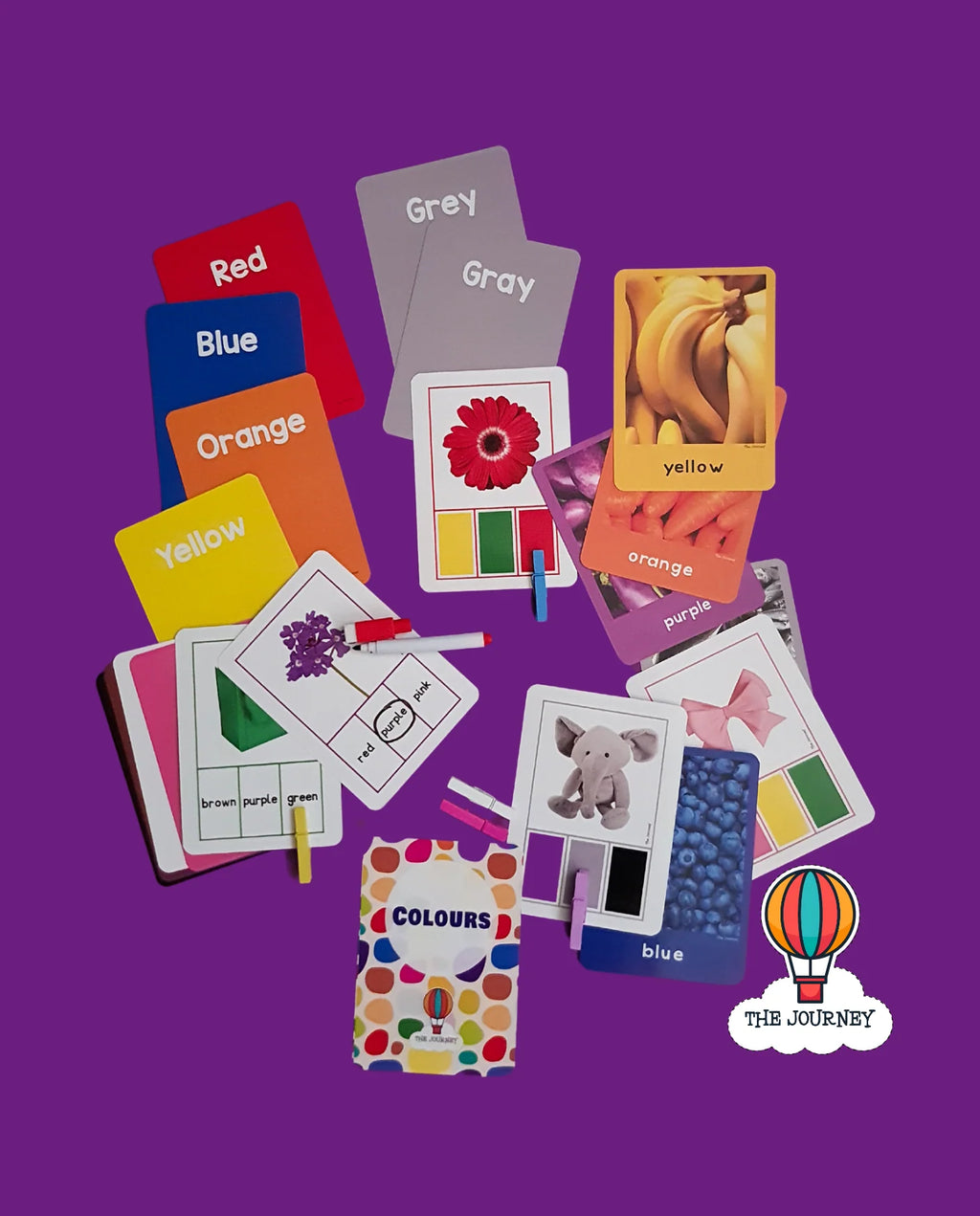 Interactive English Colours Flashcards