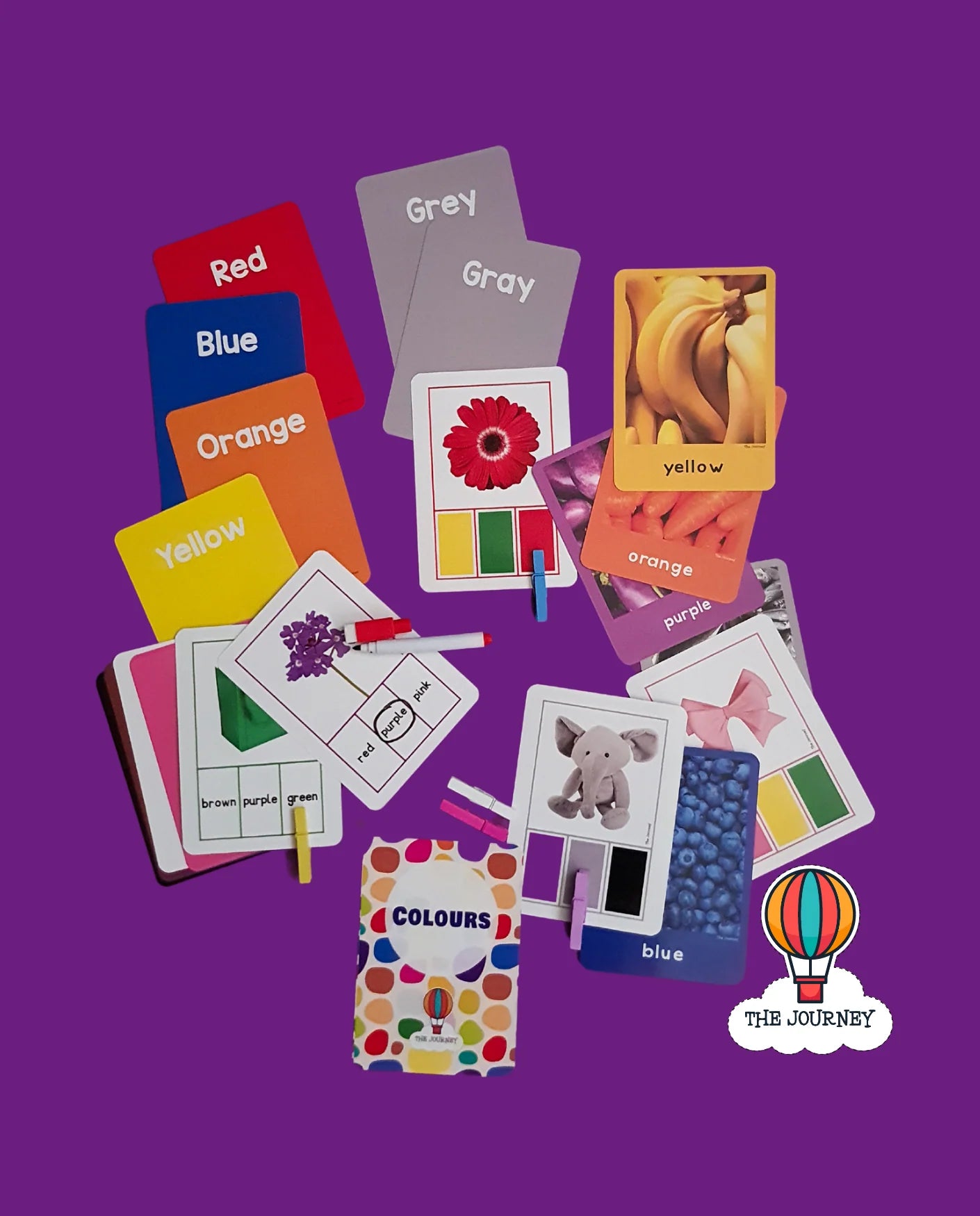 Interactive English Colours Flashcards