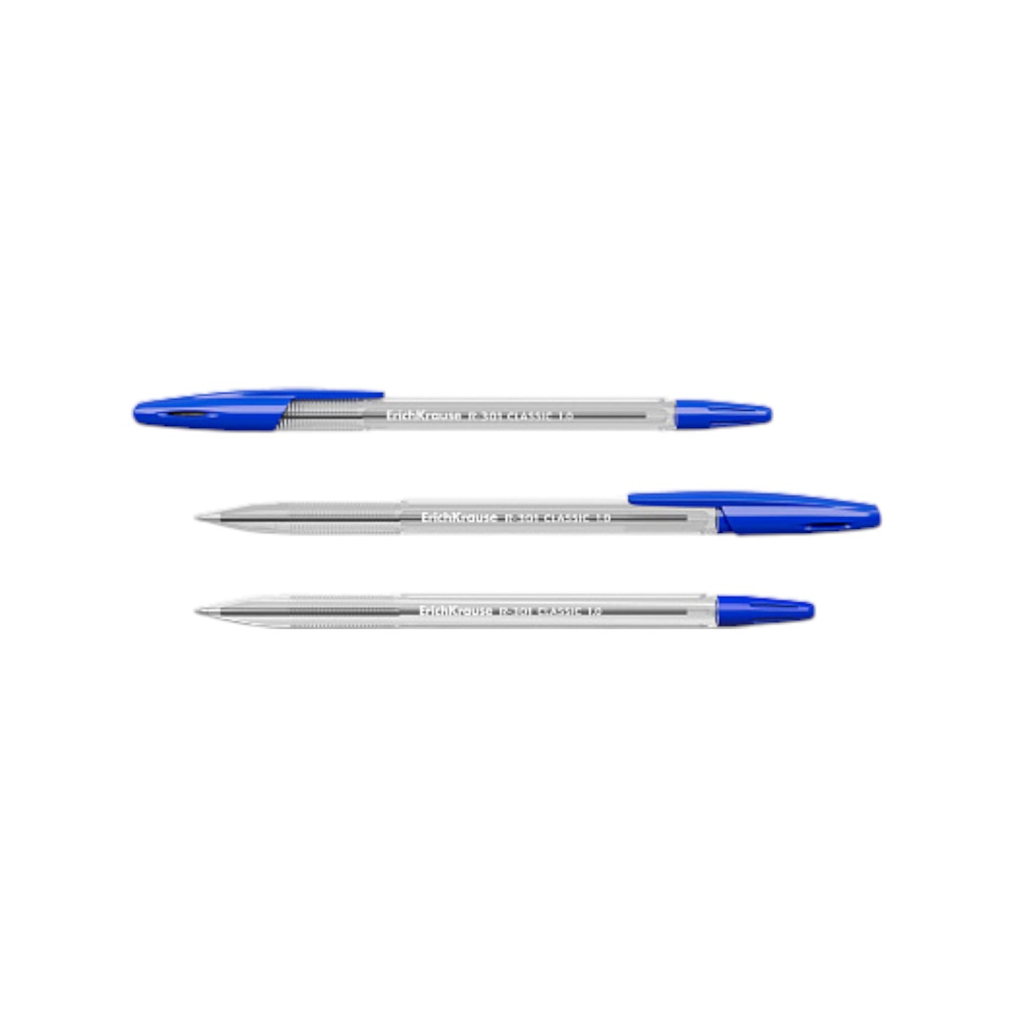 Erich Krause Ballpoint Pen Set Pack Of 4 Blue 1.0 mm Model R-301 CLASSIC