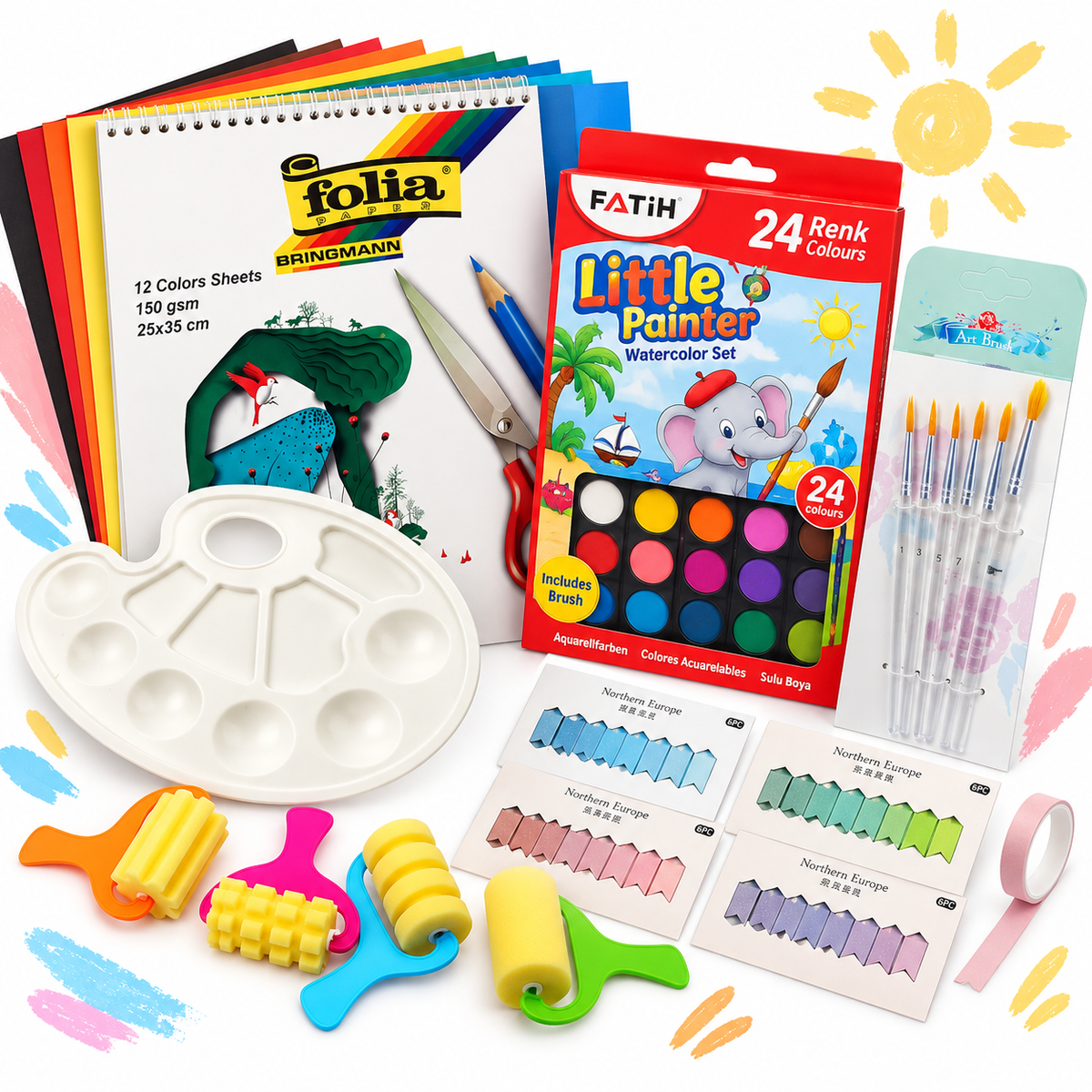 Little Painter Kit – Kids Watercolor Set
