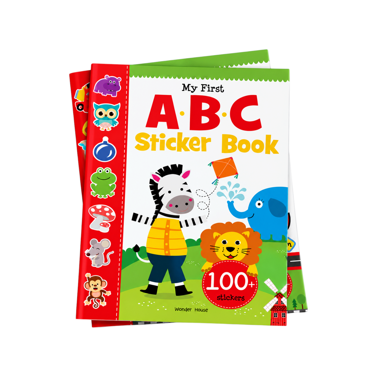 Elite Stationery House My First ABC Sticker Book with 100+ colourful animal illustrations for early learning