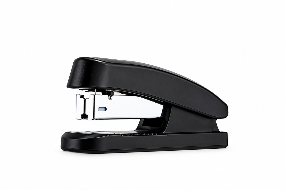 Deli Plastic Half Strip Stapler, Black
