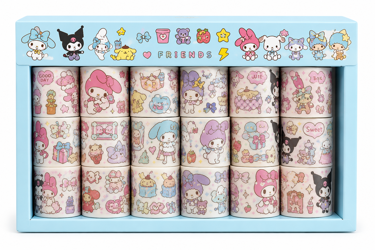 Kuromi & Friends Washi Tapes
