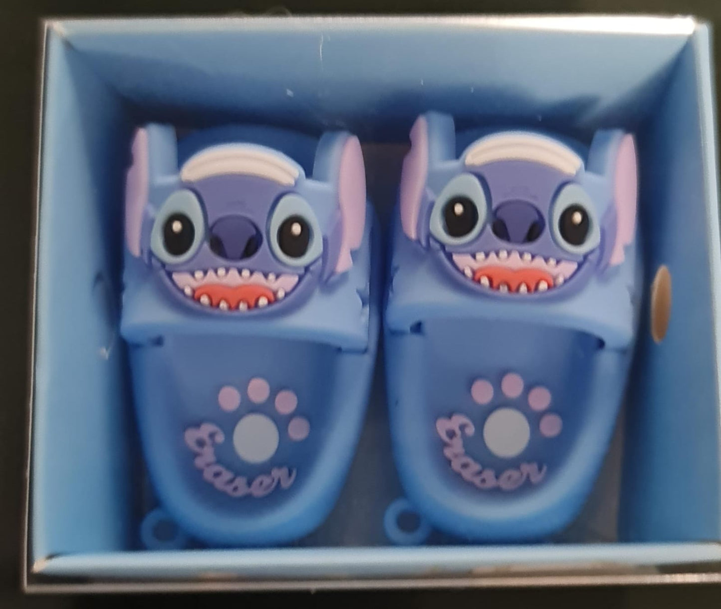 A Pair of Character Slippers Erasers