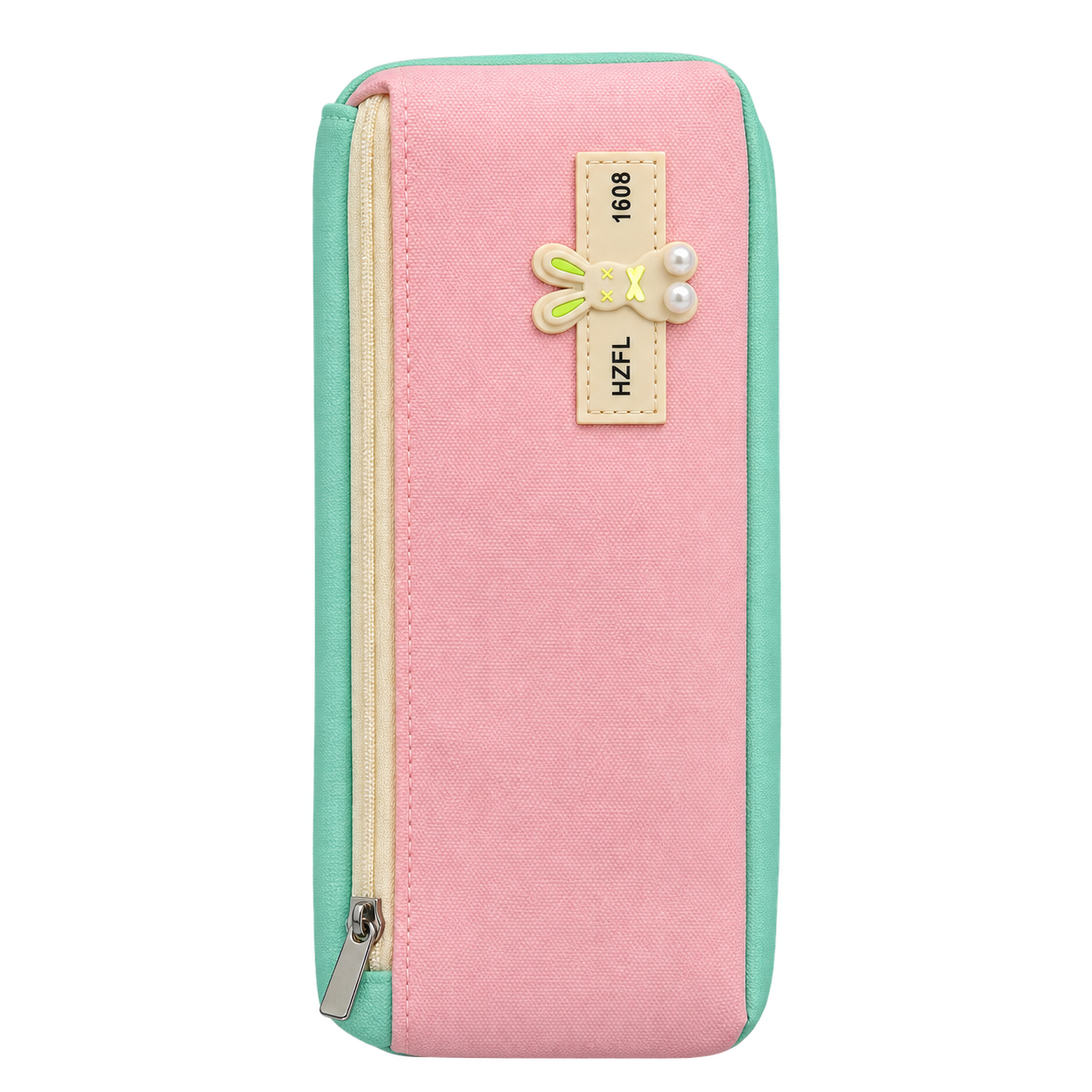 Pastel Large Capacity Pencil Case – Double Zipper