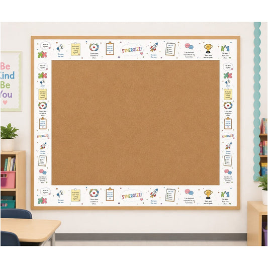 Synergize Bulletin Board Border – Inspired by The 7 Habits of Happy Kids - Pack of 12 ( 8 m )
