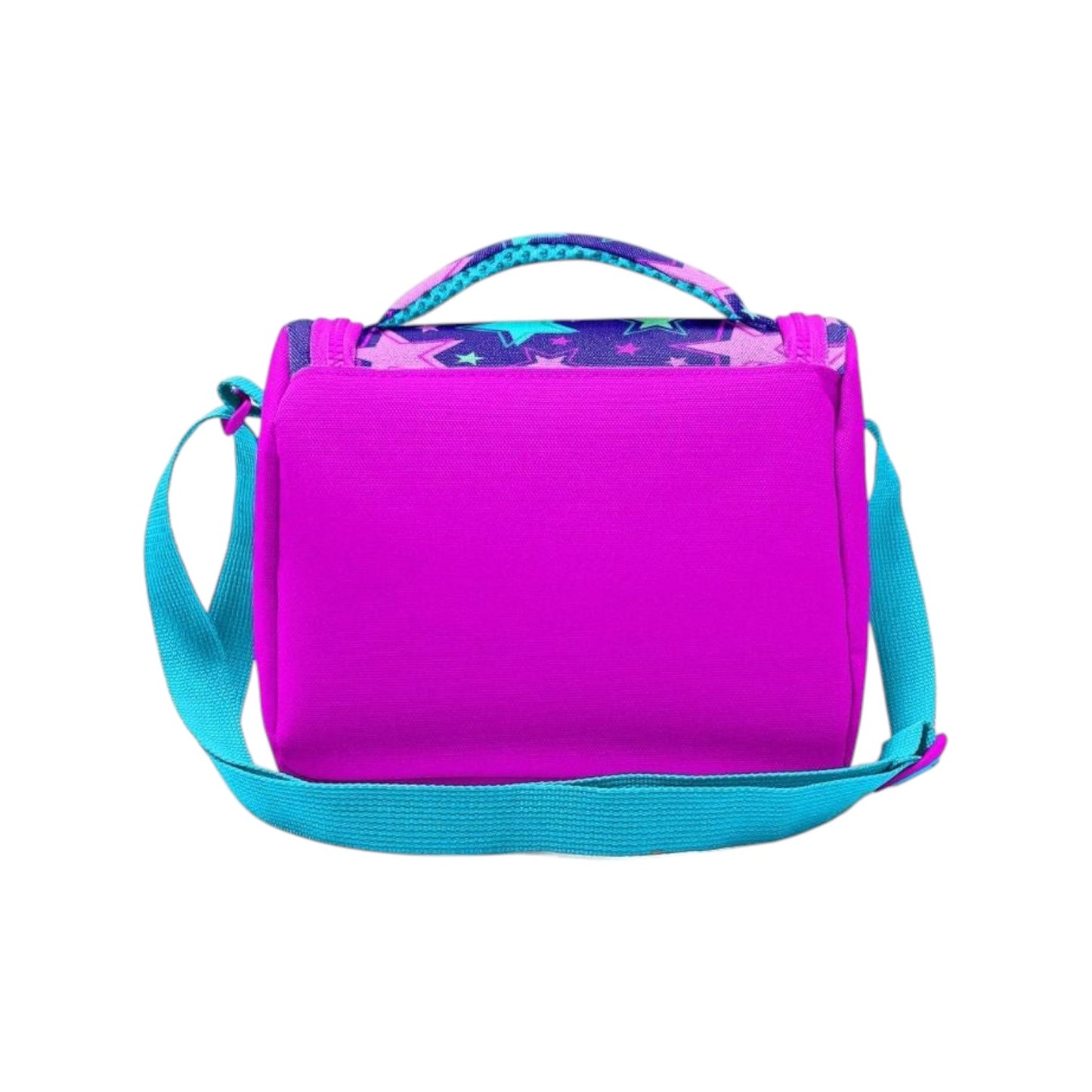Coral High Kids Thermal Lunch Bag - Saks Pink Star Pattern