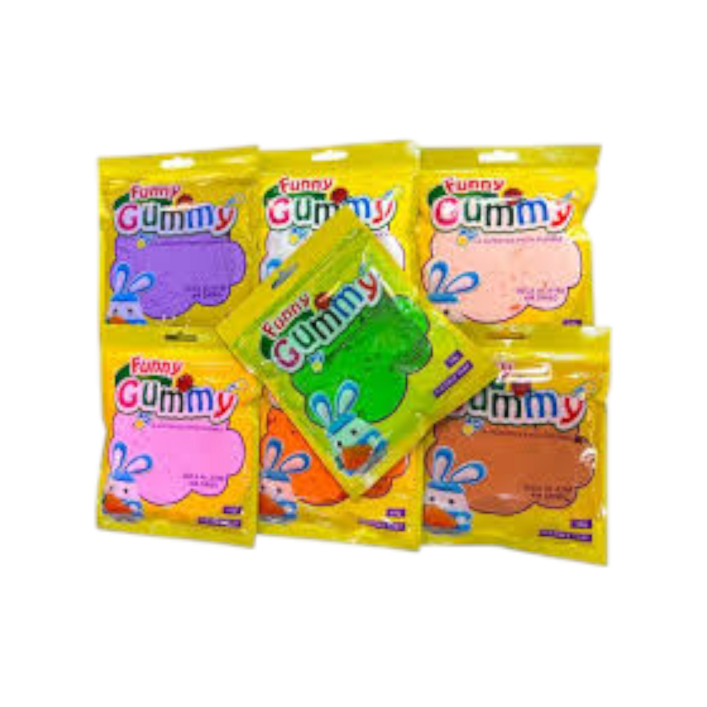 Soft flexible Clay for Playing Moldable 60gm in Resealable Bag